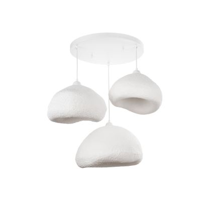 Brilagi - Suspension sur câble WABI SABI 3xE27/40W/230V Ø 82 cm blanc
