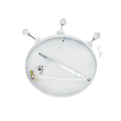 Brilagi - Suspension sur câble WABI SABI 3xE27/40W/230V Ø 82 cm blanche