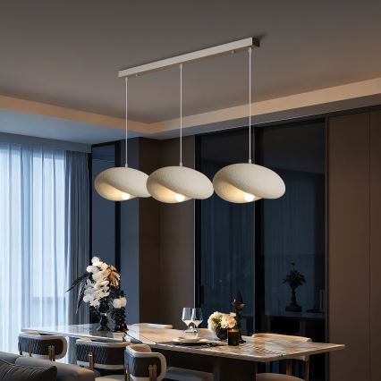BRILAGI - Suspension sur câble WABI SABI 3xE27/60W/230V blanc