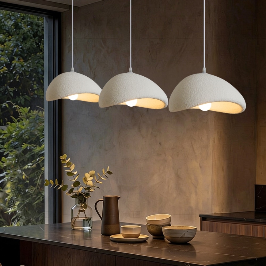BRILAGI - Suspension sur câble WABI SABI 3xE27/60W/230V blanche