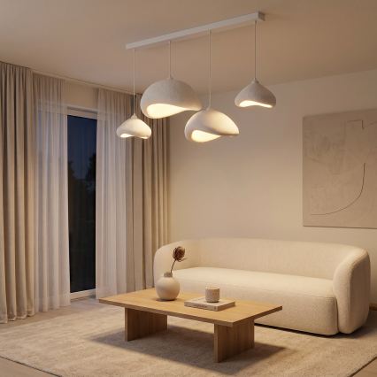 Brilagi - Suspension sur câble WABI SABI 4xE27/40W/230V blanc