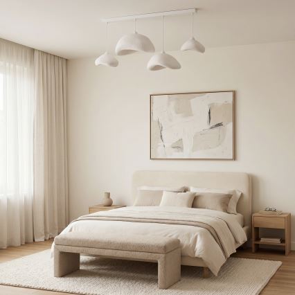Brilagi - Suspension sur câble WABI SABI 4xE27/40W/230V blanc