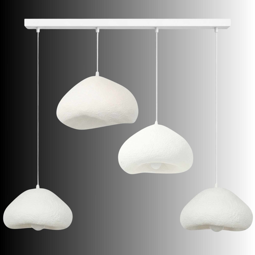 Brilagi - Suspension sur câble WABI SABI 4xE27/40W/230V blanche