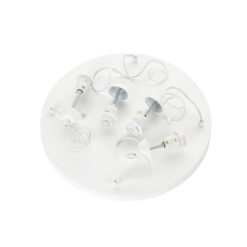 Brilagi - Suspension sur câble WABI SABI 4xE27/40W/230V Ø 90 cm blanche