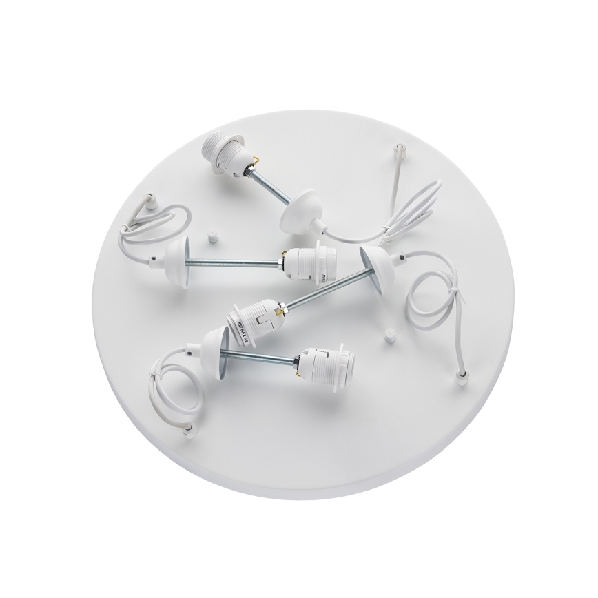 Brilagi - Suspension sur câble WABI SABI 4xE27/40W/230V Ø 95 cm blanche