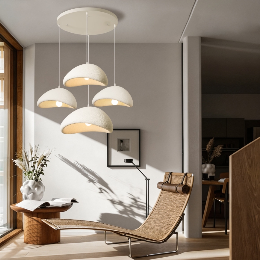 BRILAGI - Suspension sur câble WABI SABI 4xE27/60W/230V blanc