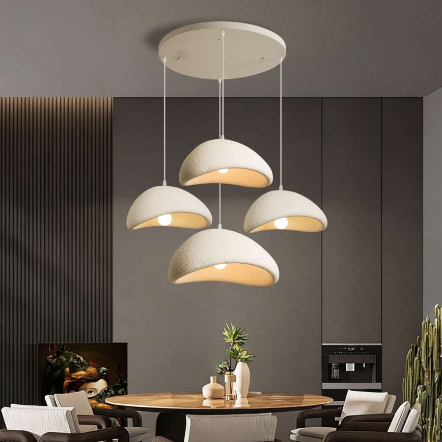 BRILAGI - Suspension sur câble WABI SABI 4xE27/60W/230V blanc