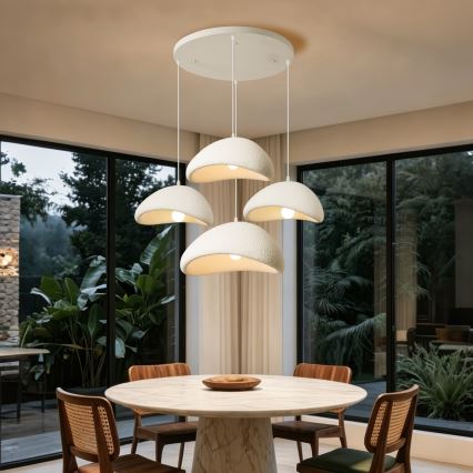 BRILAGI - Suspension sur câble WABI SABI 4xE27/60W/230V blanc