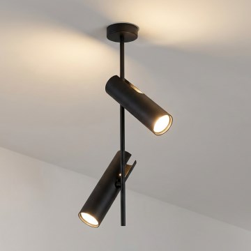 Brilagi - Suspension sur tige BRANCH 2xGU10/30W/230V noire