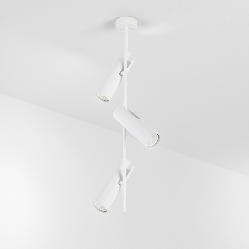 Brilagi - Suspension sur tige BRANCH 3xGU10/30W/230V blanche