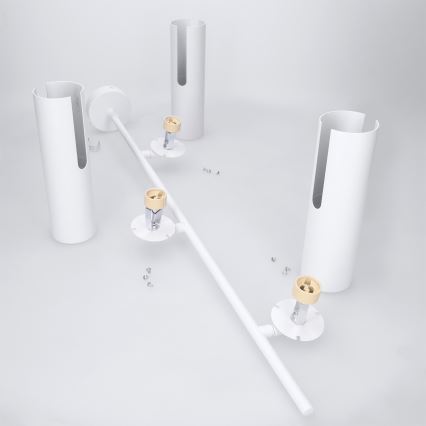 Brilagi - Suspension sur tige BRANCH 3xGU10/30W/230V blanche