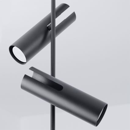 Brilagi - Suspension sur tige BRANCH 3xGU10/30W/230V noire