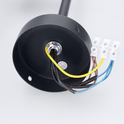 Brilagi - Suspension sur tige BRANCH 3xGU10/30W/230V noire