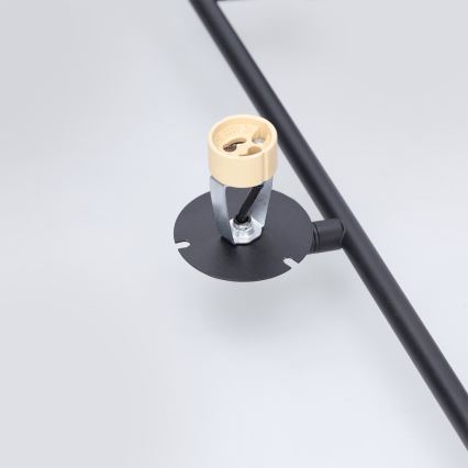 Brilagi - Suspension sur tige BRANCH 3xGU10/30W/230V noire