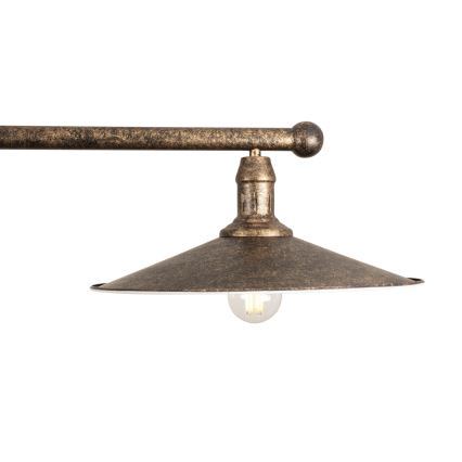 BRILAGI - Suspension sur tige FORGE 3xE27/60W/230V cuivrée/patinée