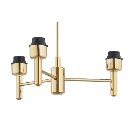 Brilagi - Suspension sur tige MONTE 3xE27/60W/230V bleu/doré