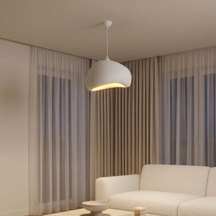 Brilagi - Suspension WABI SABI sur câble 1xE27/40W/230V Ø 42 cm blanche