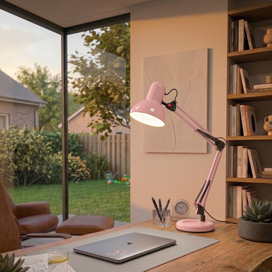 Brilagi - Tafel Lamp ROMERO 1xE27/60W/230V roze