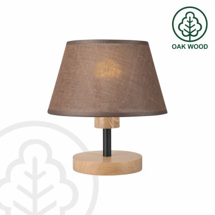 Brilagi - Tafellamp ANTHONY 1xE27/60W/230V eiken/bruin