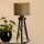 Brilagi - Tafellamp BOSTON ROLLER 1xE27/15W/230V stro bruin/goud