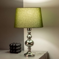 BRILAGI - Tafellamp CERIA 1xE27/60W/230V Ø 30 cm glanzend chroom/groen