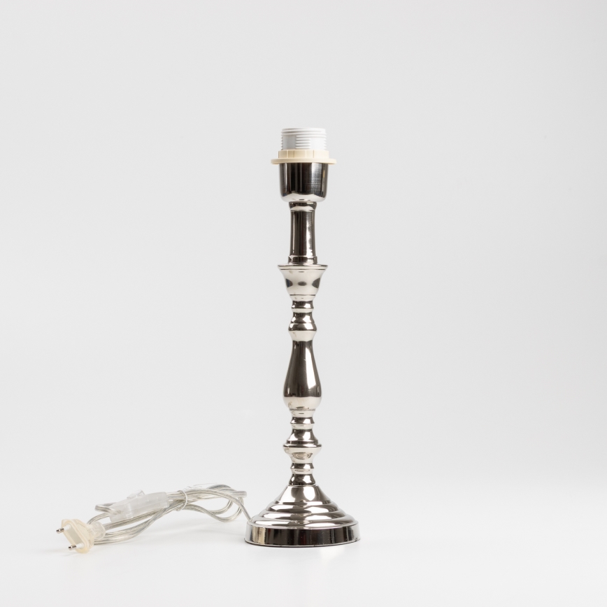 Brilagi - Tafellamp CERIA 1xE27/60W/230V Ø 30 cm glanzend chroom/zwart