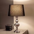BRILAGI - Tafellamp CERIA 1xE27/60W/230V Ø 30 cm glanzend chroom/zwart