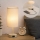 Brilagi - Tafellamp met USB-poort TABLON 1xE27/25W/230V beige/crème