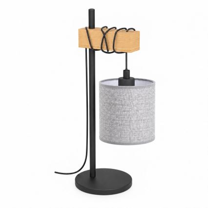 BRILAGI - Tafellamp NUBILA 1xE27/40W/230V bruin/zwart/grijs