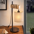 BRILAGI - Tafellamp NUBILA 1xE27/40W/230V bruin/zwart/lichtbruin
