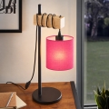 BRILAGI - Tafellamp NUBILA 1xE27/40W/230V bruin/zwart/roze