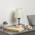 Brilagi - Tafellamp NUBILA WOOD 1xE27/25W/230V eiken/crème