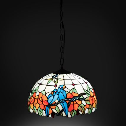 Brilagi - Tiffany glas-in-lood hanglamp aan ketting JUNGLE 1xE27/60W/230V Ø 40 cm