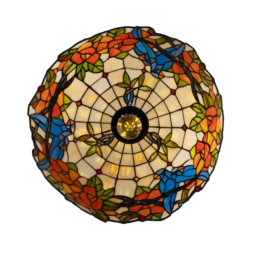 Brilagi - Tiffany glas-in-lood hanglamp aan ketting JUNGLE 1xE27/60W/230V Ø 40 cm