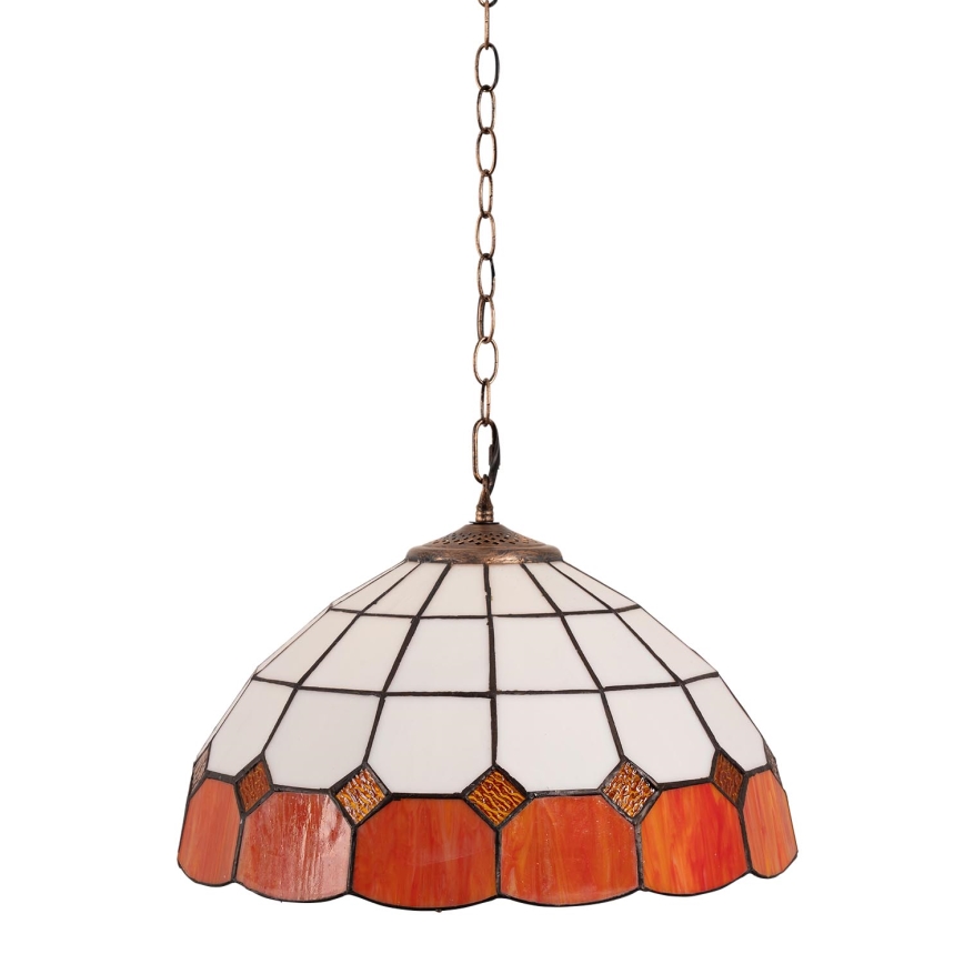 BRILAGI - Tiffany glas-in-lood hanglamp aan ketting SIENNA 1xE27/60W/230V Ø 40 cm