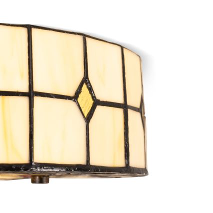 BRILAGI - Tiffany glas-in-lood plafondlamp FOLIA 2xE27/60W/230V Ø 40 cm