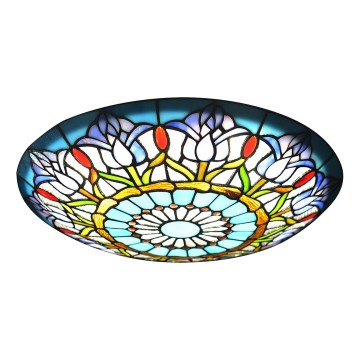 Brilagi - Tiffany glas-in-lood plafondlamp LORAS 2xE27/60W/230V