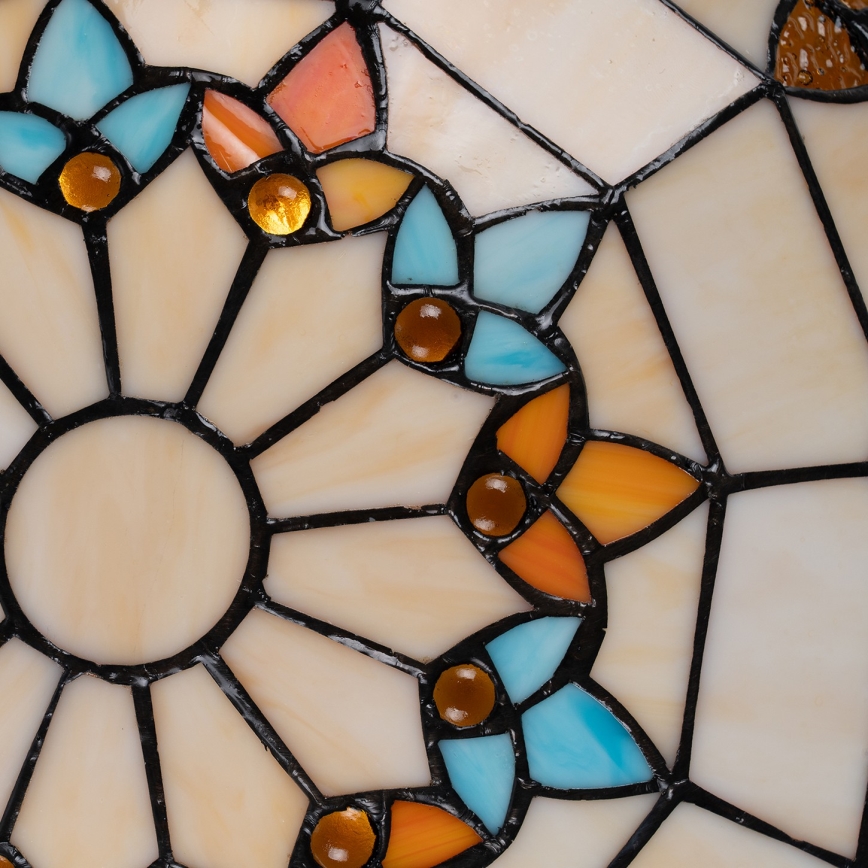 Brilagi - Tiffany glas-in-lood plafondlamp MIRABELLA 2xE27/60W/230V Ø 40 cm