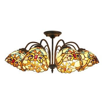 Brilagi - Tiffany glas-in-lood plafondlamp MIRABELLA 3xE27/60W/230V Ø 60 cm