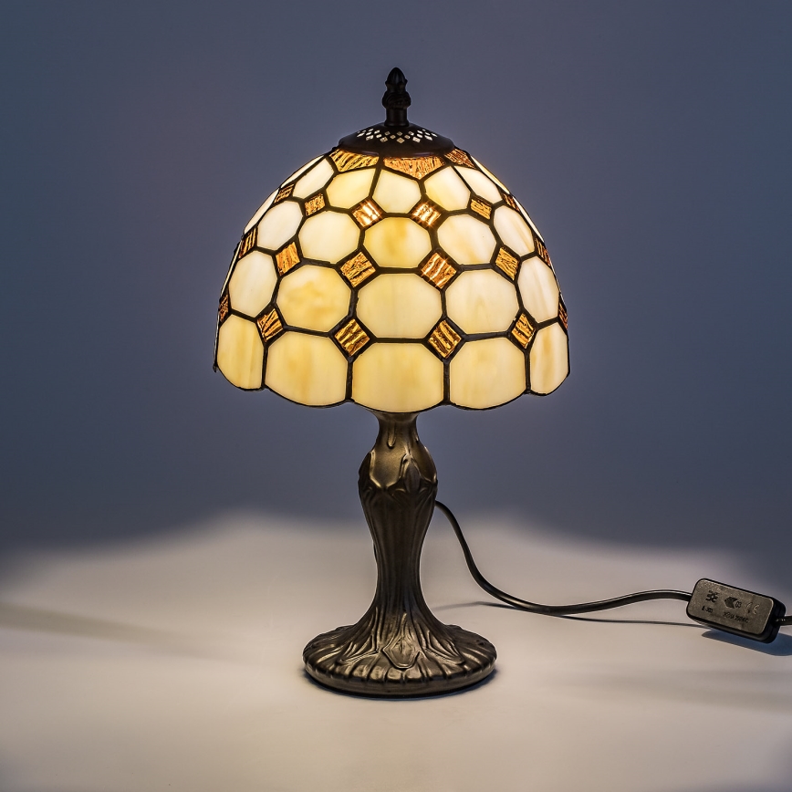 Brilagi - Tiffany glas-in-lood tafellamp DORAN 1xE14/40W/230V