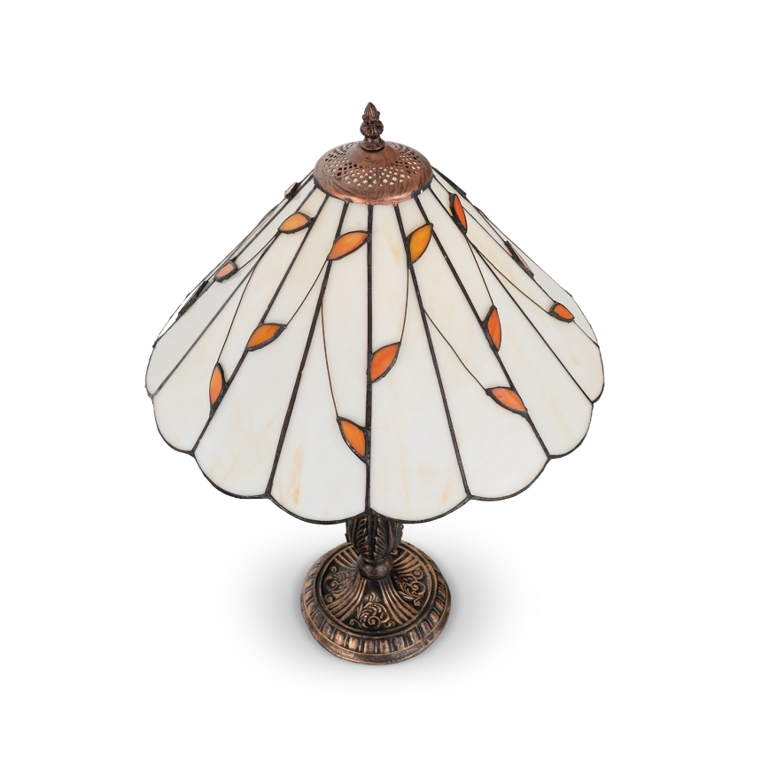 Brilagi - Tiffany glas-in-lood tafellamp FOLIA 2xE27/60W/230V