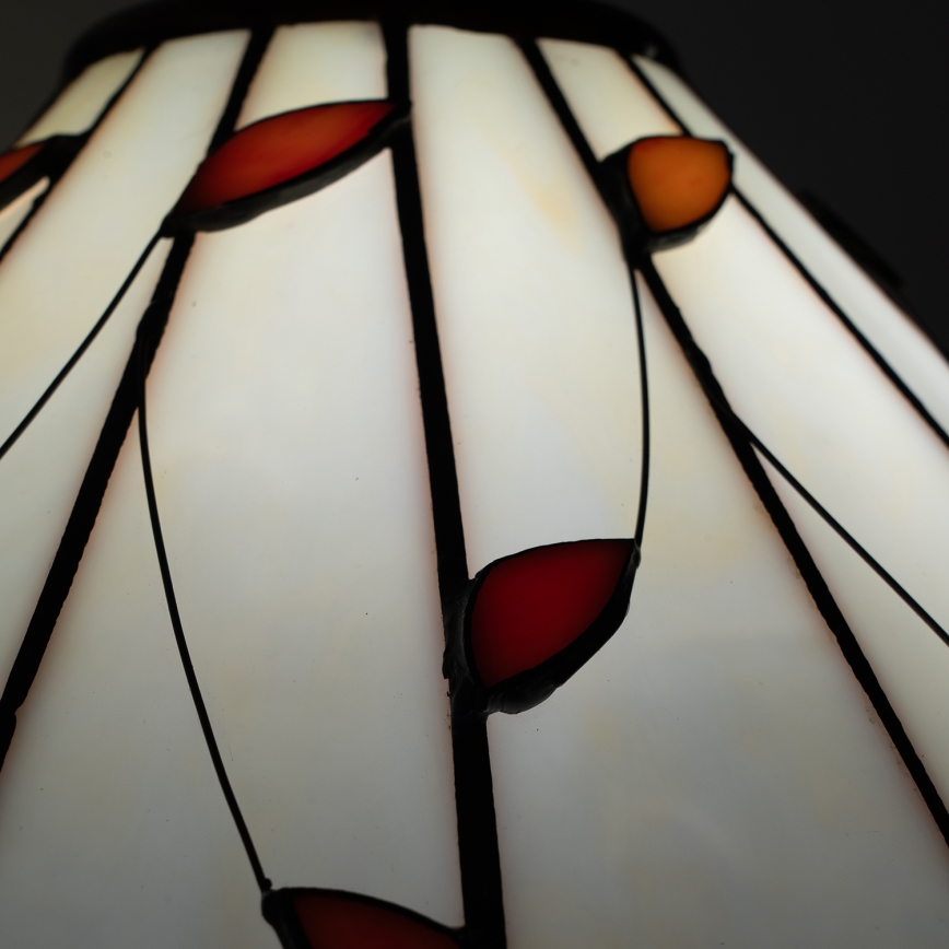 Brilagi - Tiffany glas-in-lood tafellamp FOLIA 2xE27/60W/230V