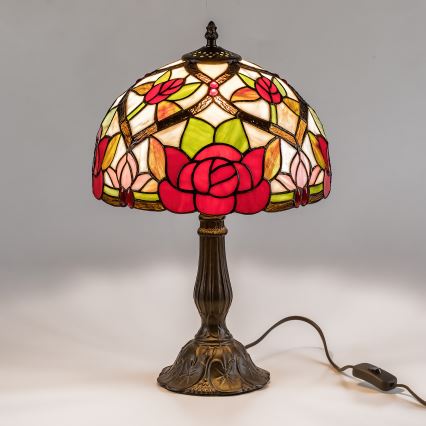 Brilagi - Tiffany glas-in-lood tafellamp GARLAN 1xE27/40W/230V