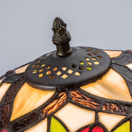 Brilagi - Tiffany glas-in-lood tafellamp GARLAN 1xE27/40W/230V