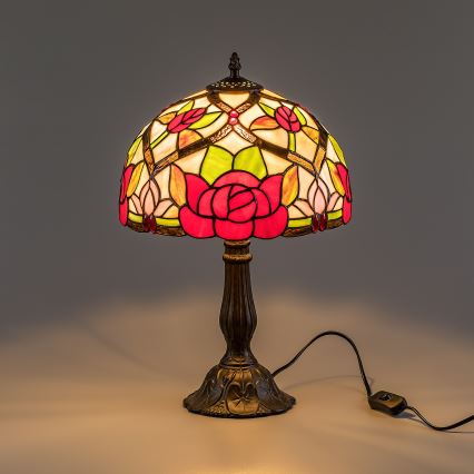Brilagi - Tiffany glas-in-lood tafellamp GARLAN 1xE27/40W/230V