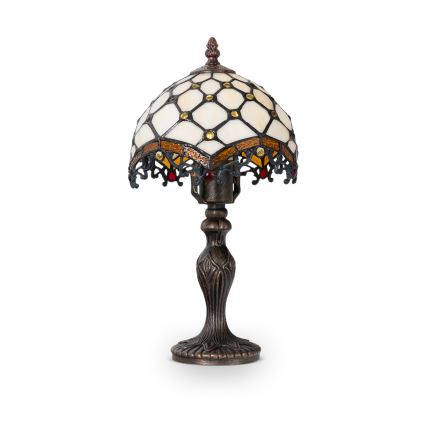 Brilagi - Tiffany glas-in-lood tafellamp IVOOR 1xE27/60W/230V