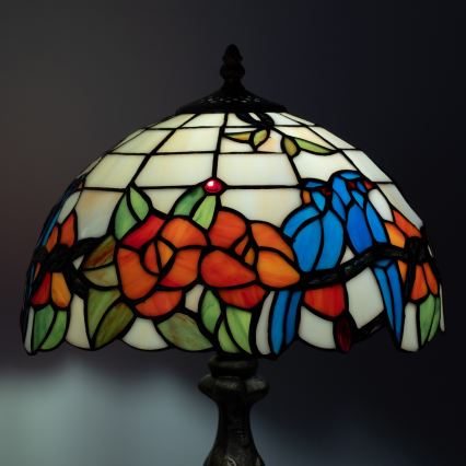 Brilagi - Tiffany glas-in-lood tafellamp JUNGLE 1xE27/60W/230V