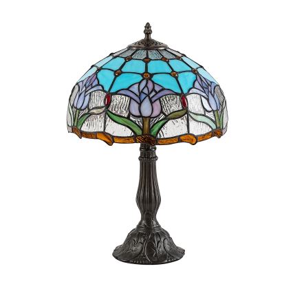 Brilagi - Tiffany glas-in-lood tafellamp LORAS 1xE27/40W/230V