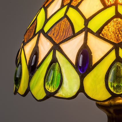 Brilagi - Tiffany-glas-in-lood tafellamp MARGARET 1xE14/40W/230V