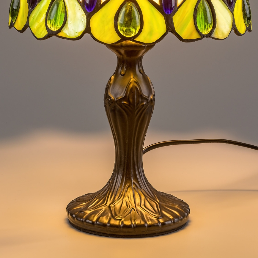 Brilagi - Tiffany-glas-in-lood tafellamp MARGARET 1xE14/40W/230V